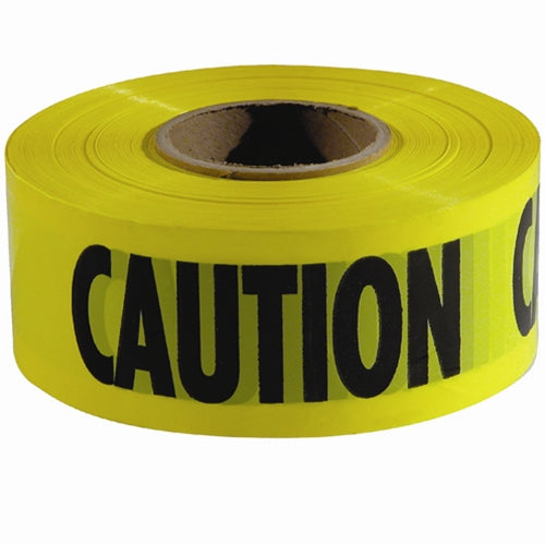 Empire Level 77-1001 1000'x3" CAUTION Tape Yellow w/Black Ink