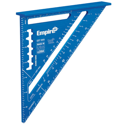 Empire Level E2994 7" TRUE BLUE Laser Etched Rafter Square