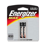 Energizer E96BP-2 1.5V AAAA Alkaline Battery, 2 Pack
