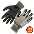 Ergodyne 10304 #7072 12-pair L Gray ANSI A7 Nitrile Coated CR Gloves