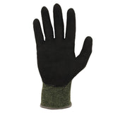 Ergodyne 10335 #7042 12-pair XL Green ANSI A4 Nitrile Coated CR Gloves - 8