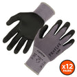 Ergodyne 10361 #7000 12-pair XS Gray Nitrile-Coated Gloves Microfoam Palm