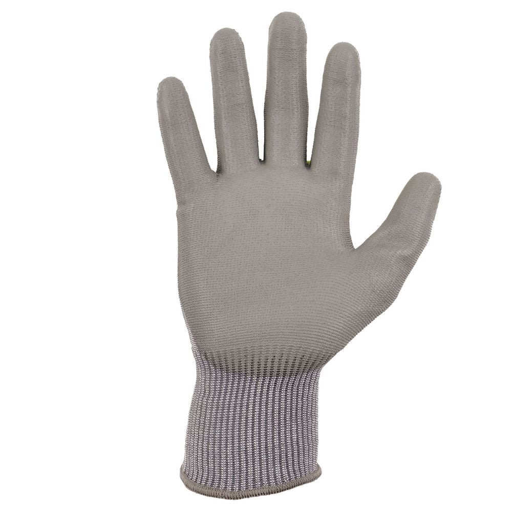 Ergodyne 10395 #7024 12-pair XL Gray ANSI A2 PU Coated CR Gloves - 8