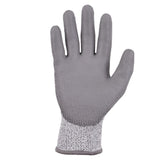 Ergodyne 10452 #7030 12-pair S Gray ANSI A3 PU Coated CR Gloves - 8