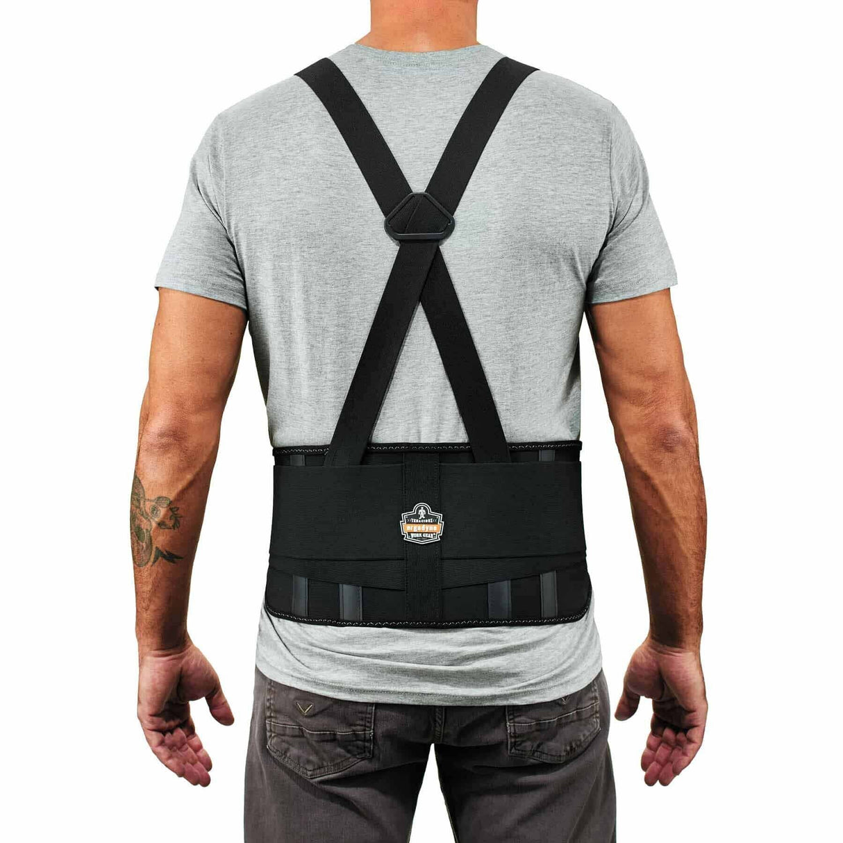 Ergodyne 11118 1625 4XL Black Elastic Back Support - 3