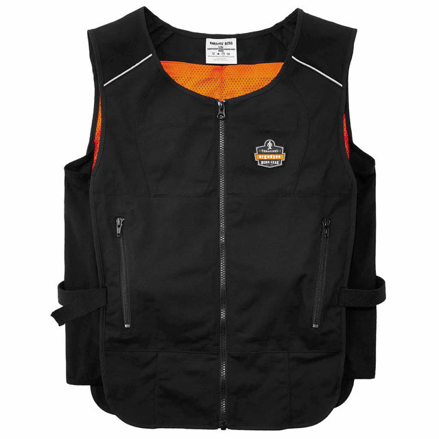 Ergodyne 12123 6255 S/M Black Lightweight Phase Change Cooling - Vest Only