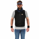 Ergodyne 12123 6255 S/M Black Lightweight Phase Change Cooling - Vest Only - 5