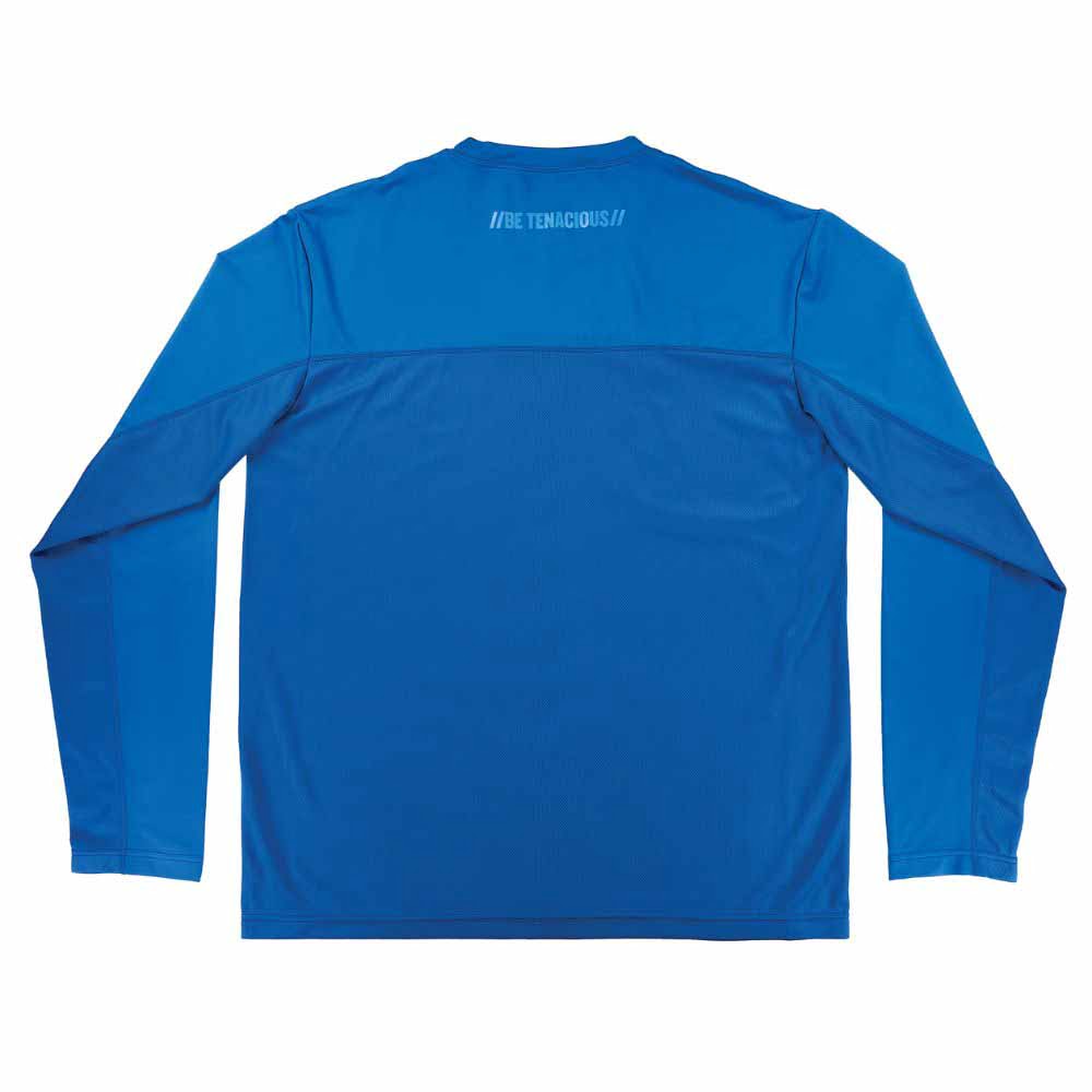 Ergodyne 12152 6689 S Blue Cooling Long Sleeve Sun Shirt with UV Protection - 6