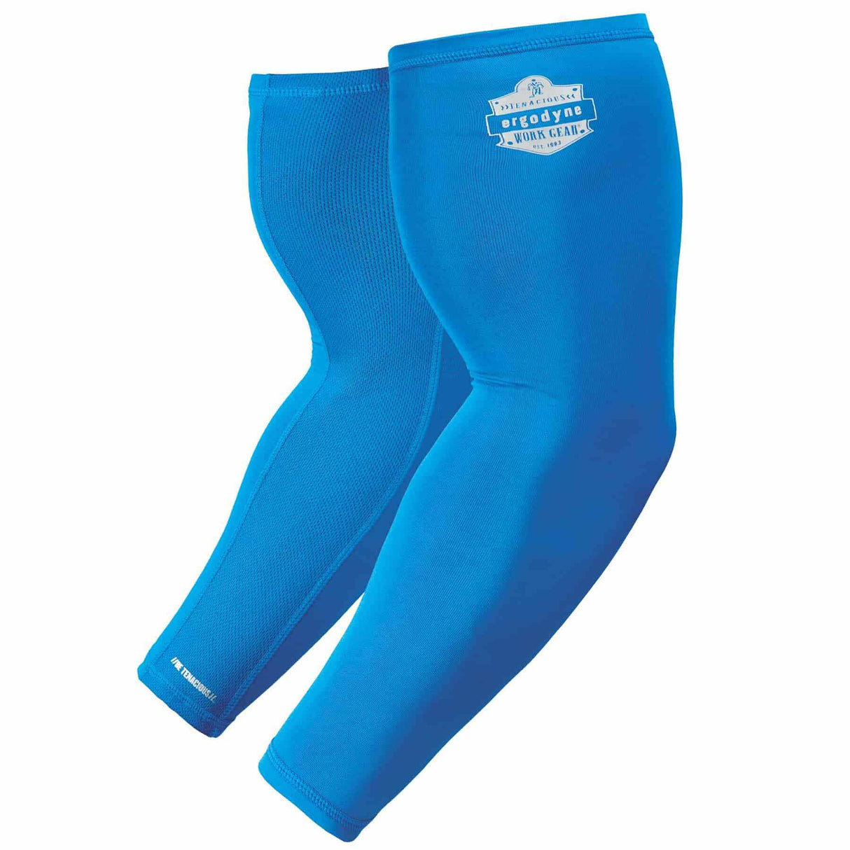 Ergodyne 12185 6690 XL Blue Cooling Arm Sleeves - Performance Knit