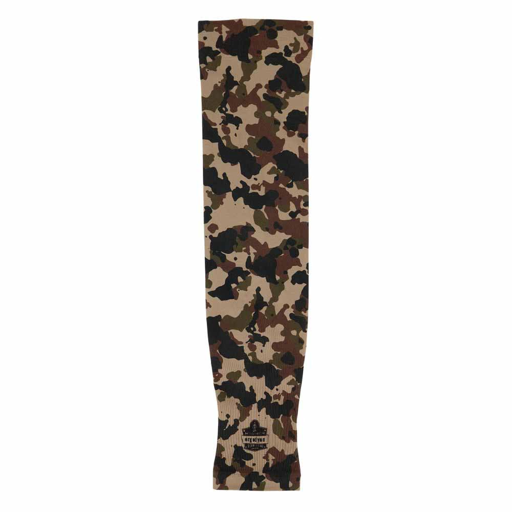 Ergodyne 12191 6695 M/L Camo Sun Protection Arm Sleeves Pair - 6