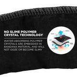 Ergodyne 12396 6702  Black Cooling Bandana - Embedded Polymers - Tie - 5