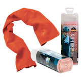 Ergodyne 12441 Chill-Its #6602 Evaporative Cooling Towel, Orange 13" X 29.5" - 2