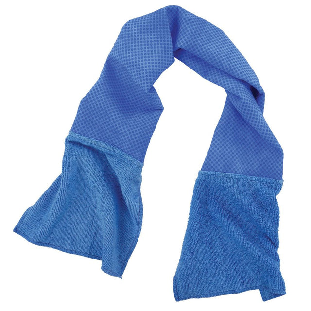 Ergodyne 12490 #6604 Blue Multi-Purpose Cooling Towel