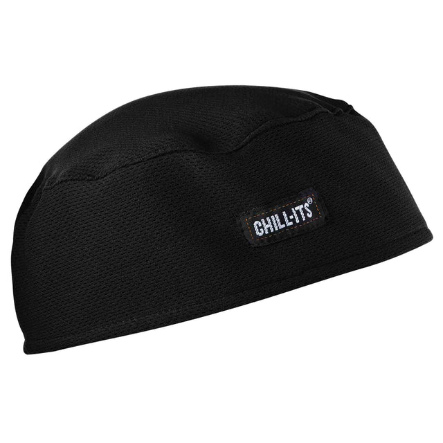 Ergodyne 12516 6630 Chill-Its Black High-Performance Terry Cloth Beanie Cap