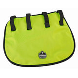 Ergodyne 12523 Chill-Its 6670CT Evap. Hard Hat Neck Shade with CT, HV Lime - 3