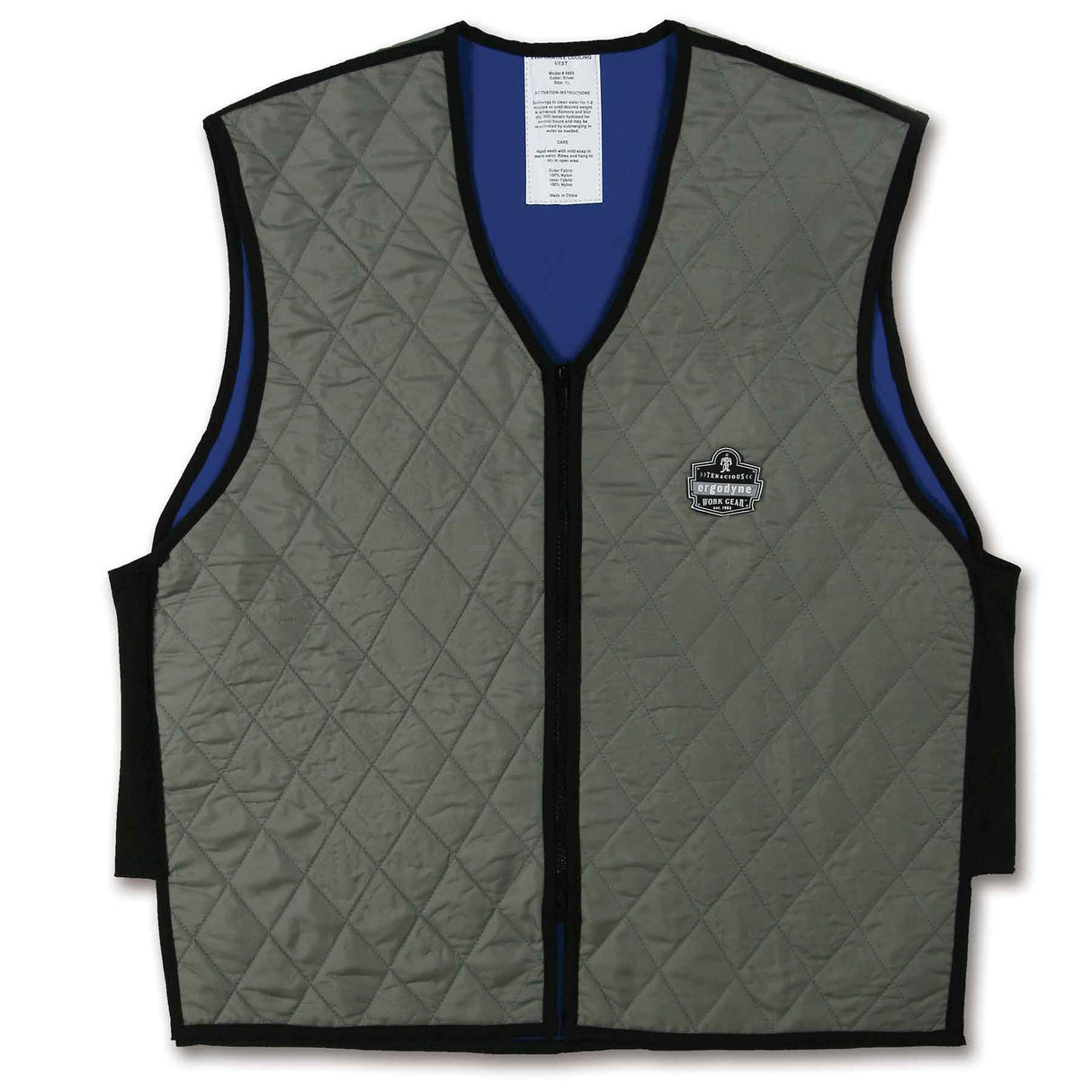 Ergodyne 12543 Chill-Its 6665 Evaporative Cooling Vest, Medium, Gray