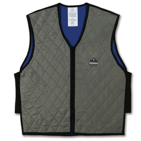 Ergodyne 12544 Chill-Its 6665 Evaporative Cooling Vest, Large, Gray