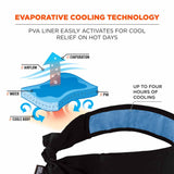 Ergodyne 12565 6700CT  Black Cooling Bandana Headband - PVA - Tie - 3