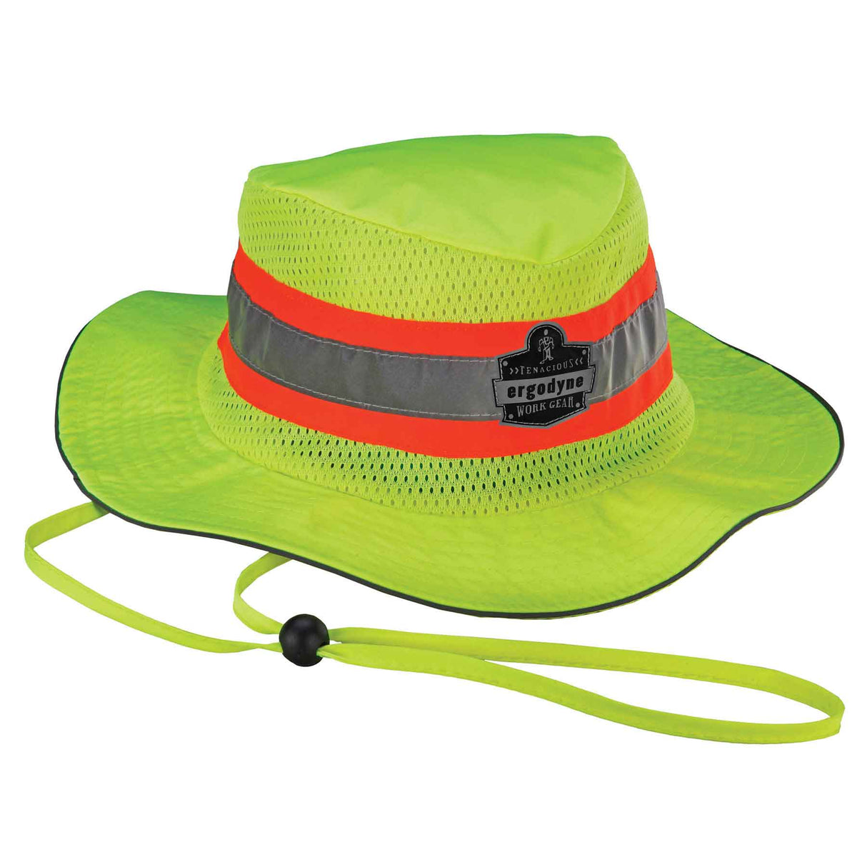 Ergodyne 12590 Chill-Its 8935CT Evap Class Headwear Hi-Vis Ranger Hat with CT, S/M, HV Lime - 2