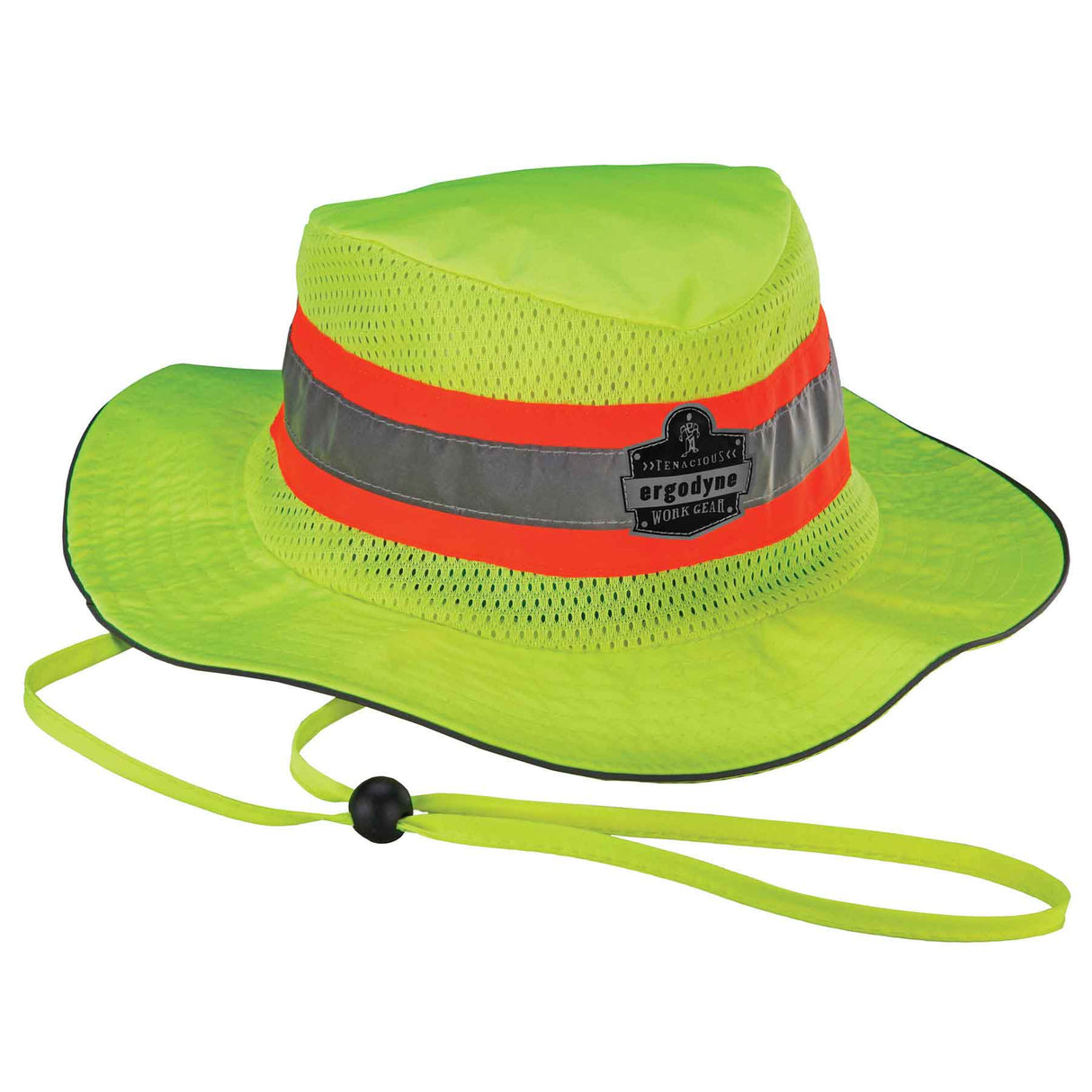 Ergodyne 12593 Chill-Its 8935MF Evap Class Headwear Hi-Vis Ranger Hat with MF, S/M, HV Lime - 2