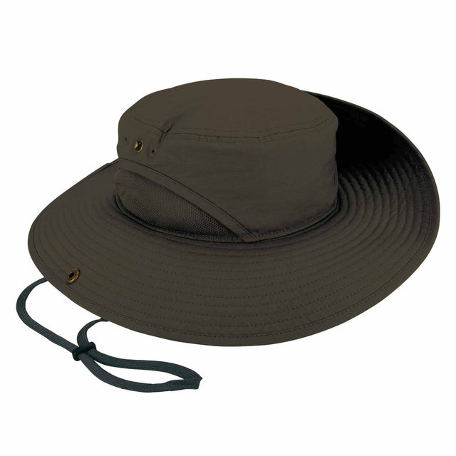 Ergodyne 12603 8936 L/XL Olive Lightweight Ranger Hat - Mesh Paneling