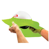 Ergodyne 12640 Hi-Viz Lime Hard Hat Brim with Shade - 3