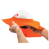 Ergodyne 12641 Chill-Its 6660 Hard Hat Brim with Shade, Orange - 4