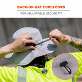 Ergodyne 12666 8939 Gray Cooling Bucket Hat - 5