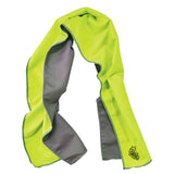 Ergodyne 12669 Chill-Its 6602MF Evaporative Microfiber Cooling Towel, HV Lime - 2