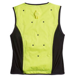 Ergodyne 12676 Chill-Its 6685 Dry Evaporative Cooling Vest, 2XL, HV Lime - 2