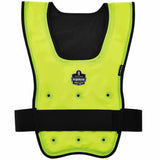 Ergodyne 12683 6687 S/M Lime Economy Dry Evaporative Cooling Vest - Elastic - 2