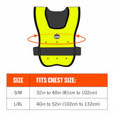 Ergodyne 12683 6687 S/M Lime Economy Dry Evaporative Cooling Vest - Elastic - 11