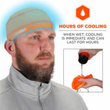 Ergodyne 12688 6632  Orange Cooling Skull Cap - Performance Knit - 4