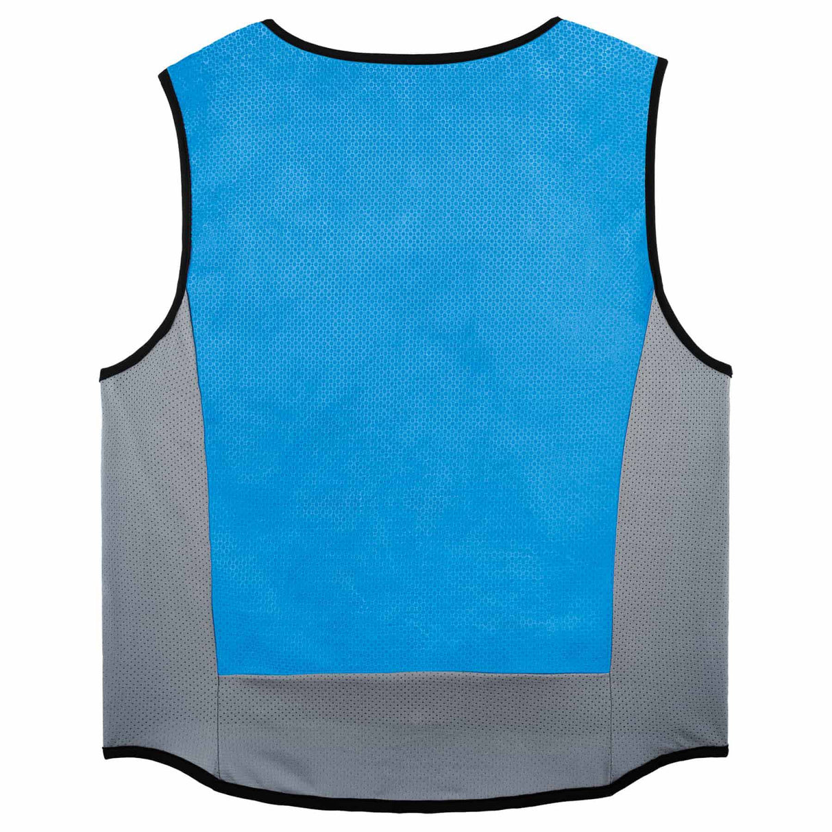 Ergodyne 12693 6667 M Blue Wet Evaporative Cooling Vest - PVA - Zipper - 2