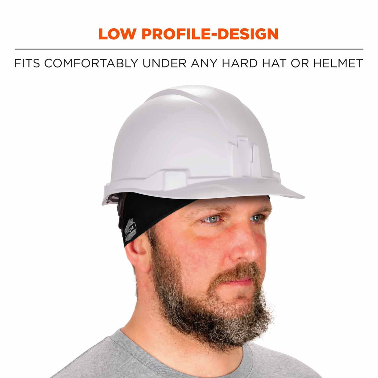 Ergodyne 12702 6634  Black Cooling Headband - Performance Knit - 6