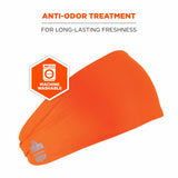 Ergodyne 12704 6634  Orange Cooling Headband - Performance Knit - 3