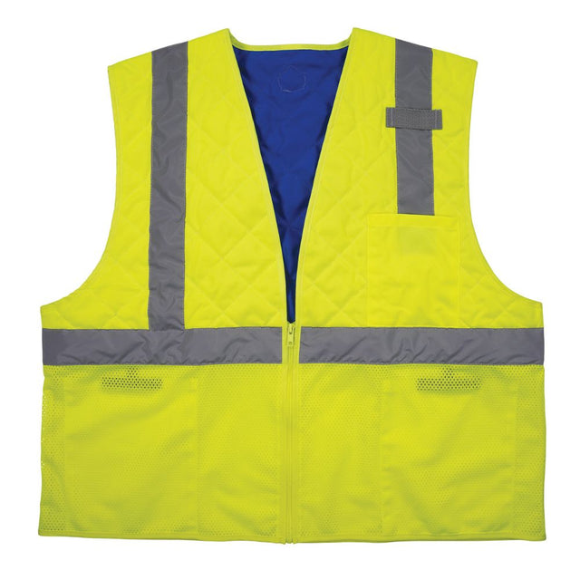 Ergodyne 12712 #6668 S Lime Class 2 Hi-Vis Safety Cooling Vest