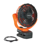 Ergodyne 12800 Chill-Its 6090 Rechargeable Portable Jobsite Fan