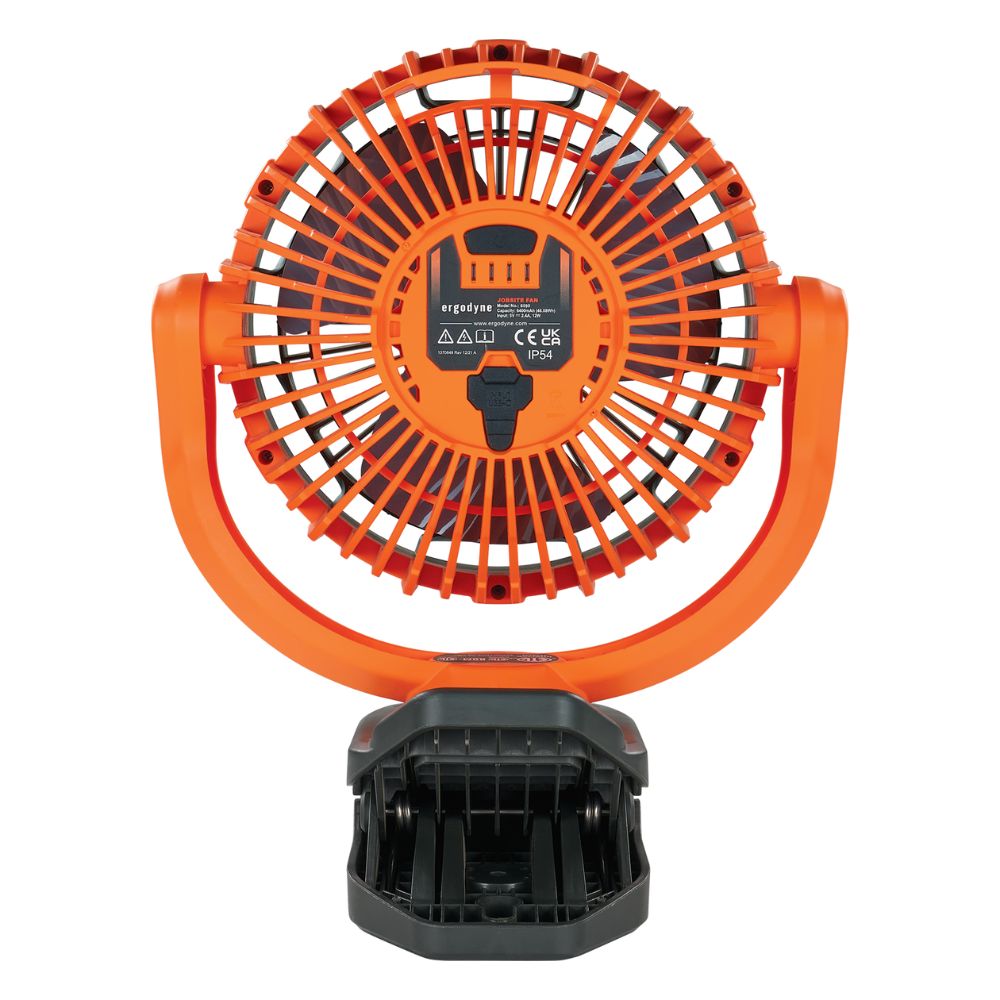 Ergodyne 12800 Chill-Its 6090 Rechargeable Portable Jobsite Fan - 7