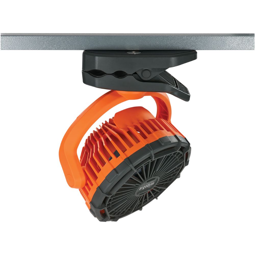 Ergodyne 12800 Chill-Its 6090 Rechargeable Portable Jobsite Fan - 9