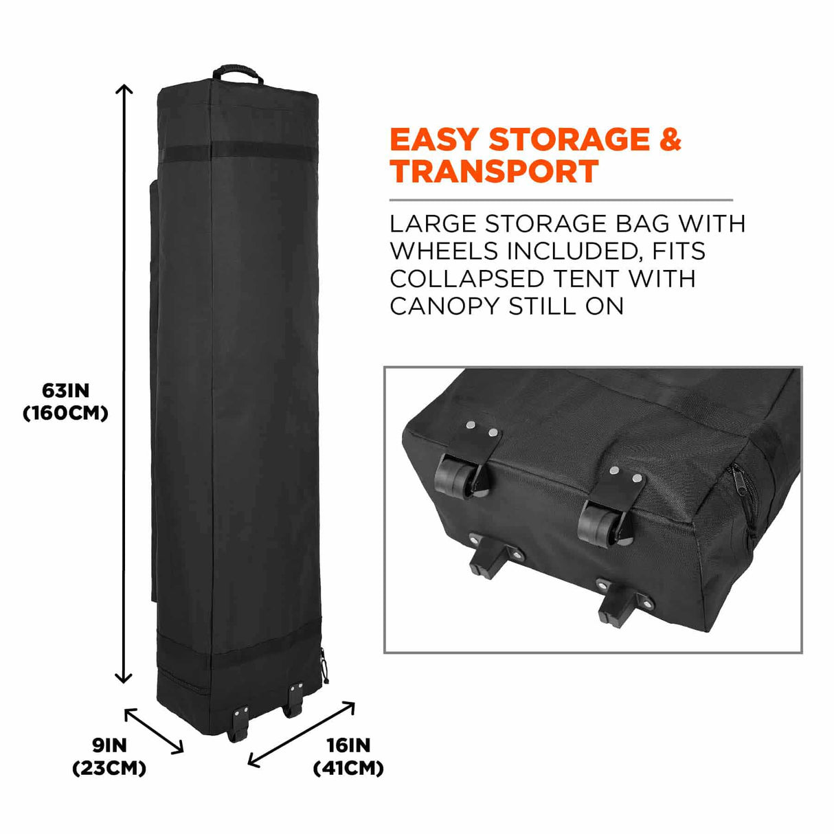 Ergodyne 12915-PALLET 6015 Pallet of 10 Lime Heavy-Duty Pop-Up Tent - 10ft x 20ft - 7