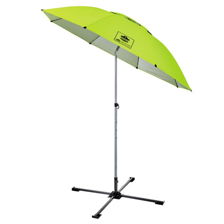 Ergodyne 12969 #6199 Lime Lightweight Work Umbrella Stand Kit