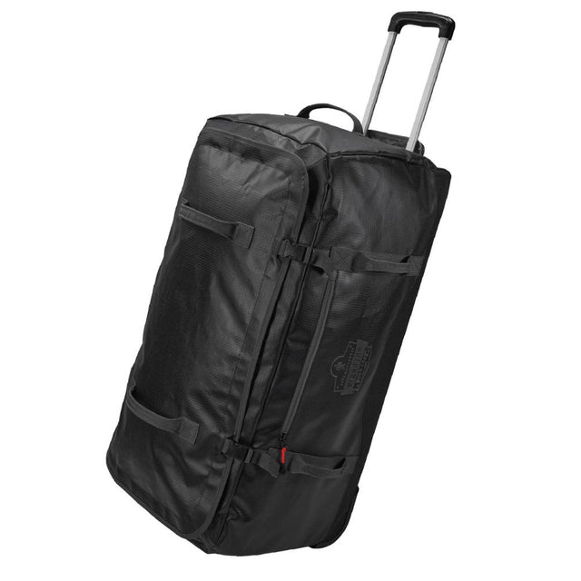 Ergodyne 13037 #5032 L Black Water-Resistant Wheeled Duffel Bag