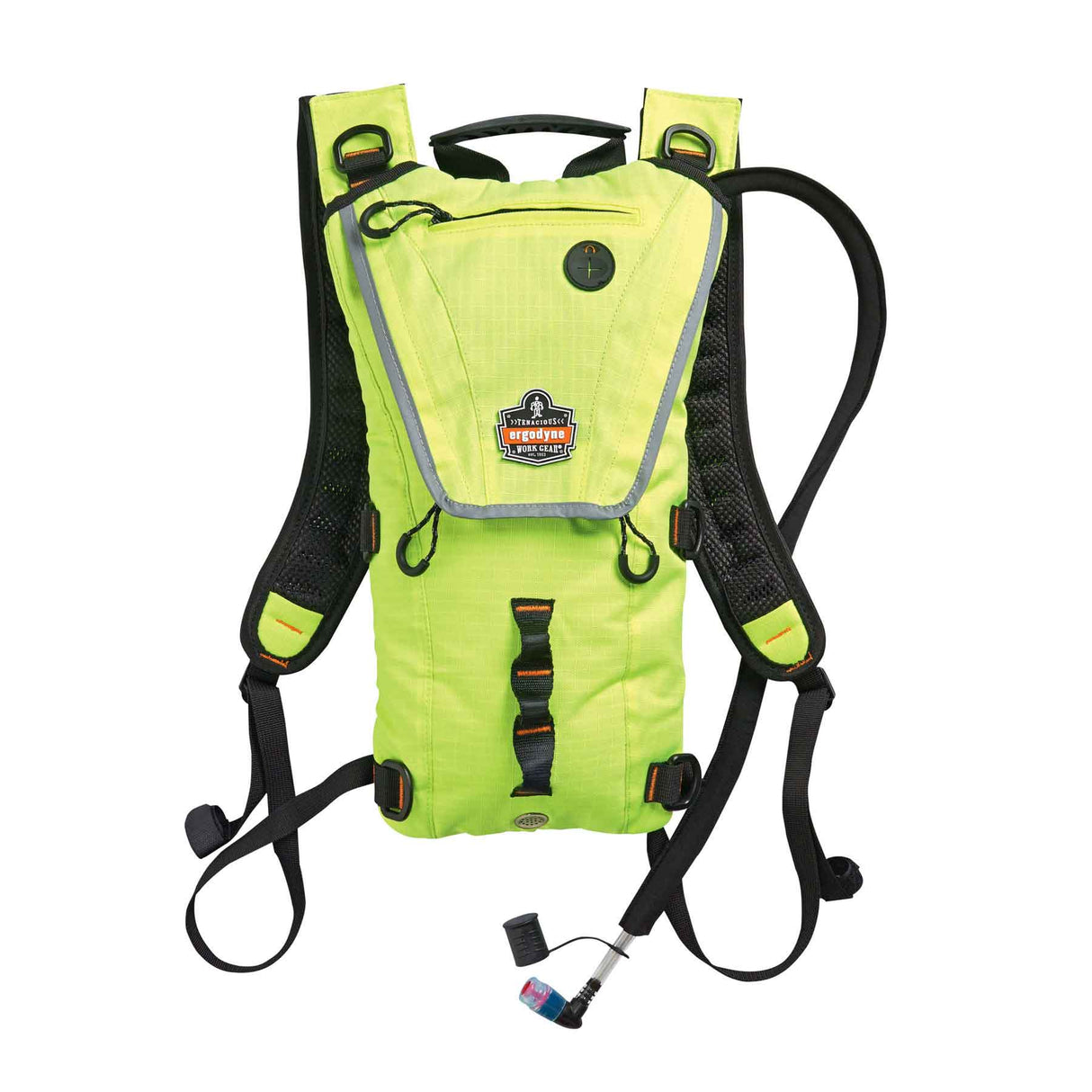 Ergodyne 13162 Chill-Its 5156 Premium Low Profile Hydration Pack, HV Lime - 3