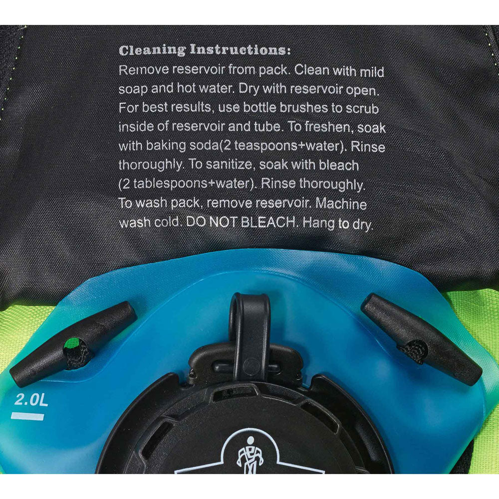 Ergodyne 13162 Chill-Its 5156 Premium Low Profile Hydration Pack, HV Lime - 6