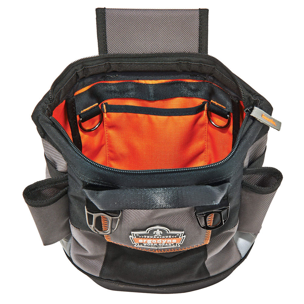 Ergodyne 13647 OAH 5517 Topped Tool Pouch w/ Snap-Hinge Zipper Closure - 3