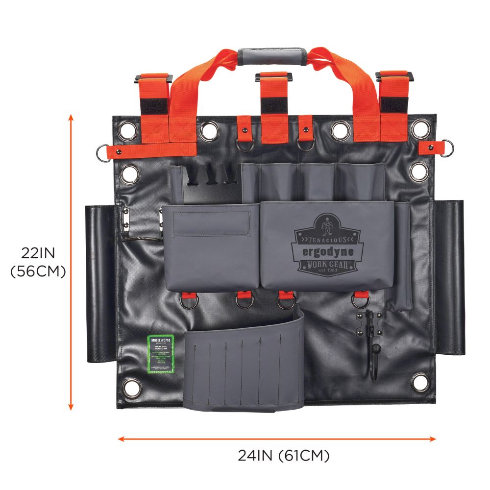 Ergodyne 13699 #5710 Gray Bucket Truck Tool Board - 6