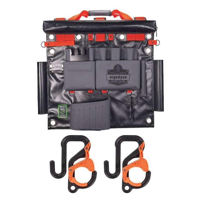 Ergodyne 13701 #5711 Gray Bucket Truck Tool Board with Bucket Hooks Kit