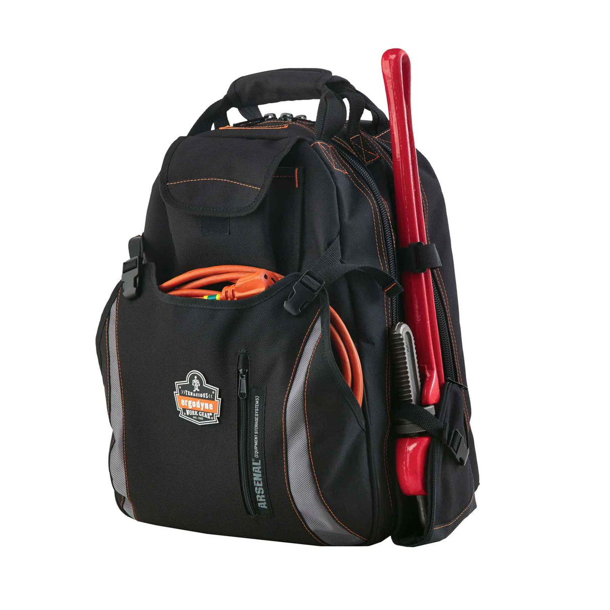 Ergodyne 13743 OAH 5843 Tool Backpack Dual Compartment - 7