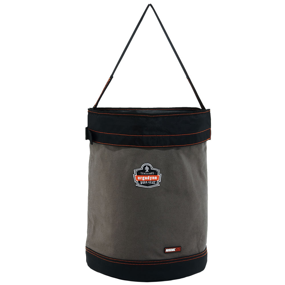 Ergodyne 14835 OAH 5935T XL Web Handle Canvas Hoist Bucket with Top - 2